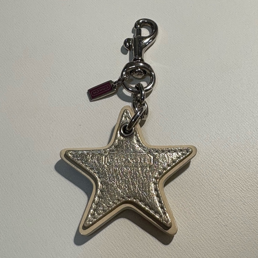 Coach Silver Star Keychain - Picture 6 of 7